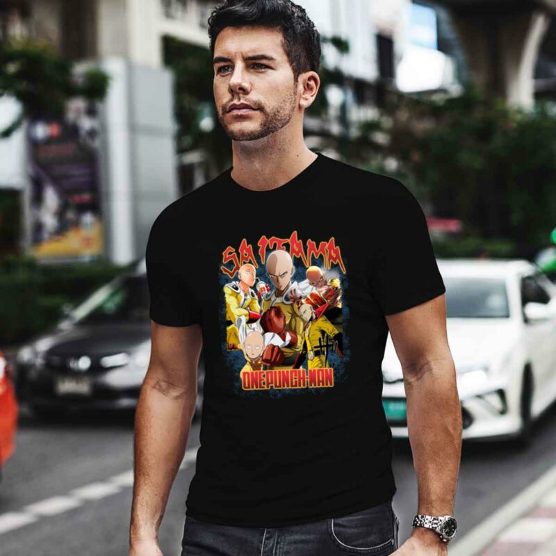 Saitama One Punch Man Vintage 0 T Shirt