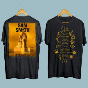 Sam Smith Gloria World Tour 2023 front 4 T Shirt