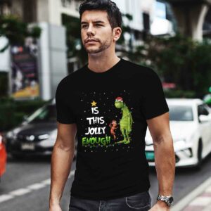 Santa Grinch and Max Dog Christmas Is This Jolly Enough Clown Grinch Xmas 2022 0 T Shirt