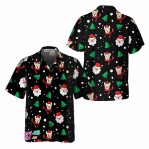 Santa Claus Corgi Christmas Hawaiian Shirt