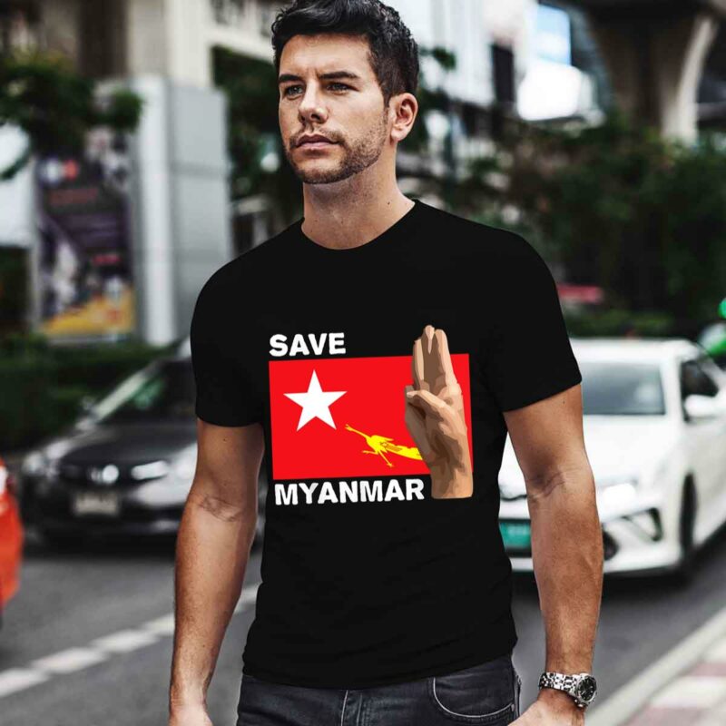 Save Myanmar Burma Nld Flag 0 T Shirt