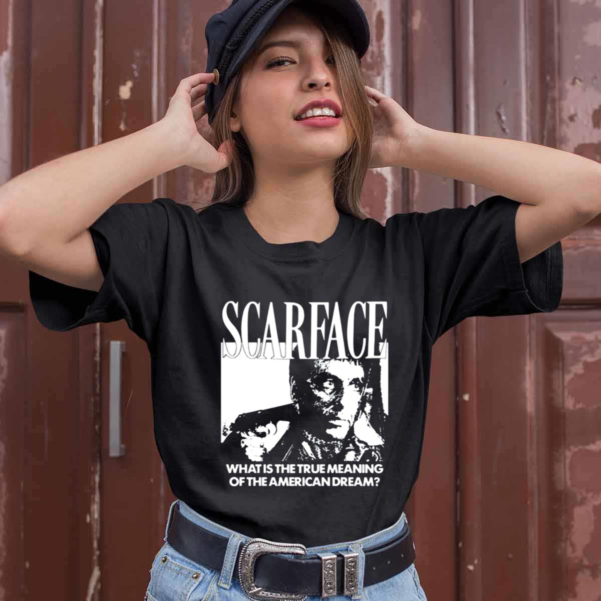 Scarface What Is The True Meaning Of The American Dream Shirt Lesgusa