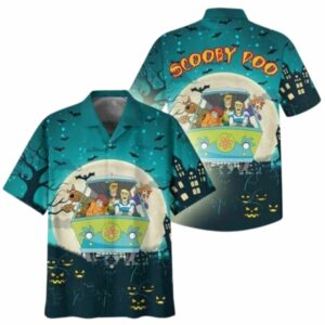 Scooby Poo Scary Halloween Hawaiian Shirt