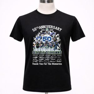 Seahawks 50th Anniversary 1976 2026 Thank You For The Memories 1 T Shirt.jpg