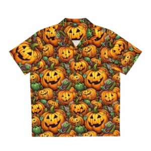 Seasonal Pumpkin Spice Octoberfest Theme Festive Hawaiian Shirt