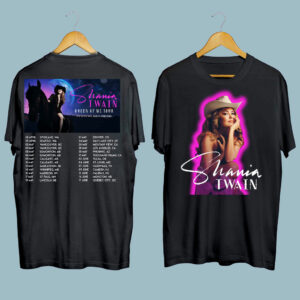 Shania Twain Queen Of Me Tour 2023 Front 4 T Shirt