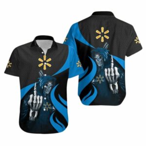 Skull Death With Walmart Hawaiian Shirt