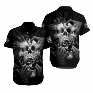 Skull Las Vegas Halloween Hawaiian Shirt