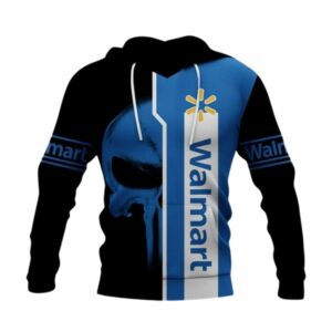 Skull Punisher With Walmart In My Heart All Over Print Hoodie
