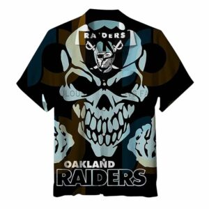 Skull With Las Vegas Hawaiian Shirt