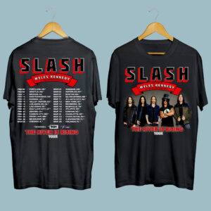 Slash Myles Kennedy The River Is Rising Tour 2022 front 4 T Shirt