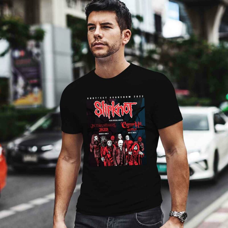 Slipknot Tour 2022 Band Music 5 T Shirt