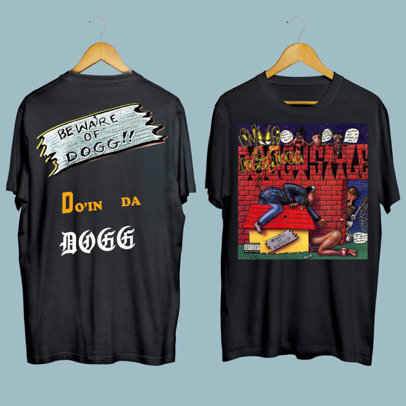 Snoop Dogg 1993 Beware Of Dogg Doggystyle Rap Tee Concer Front 4 T Shirt