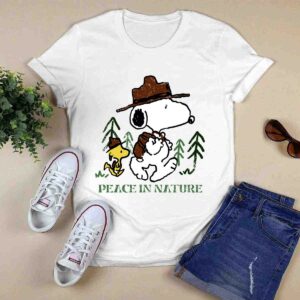 Snoopy Peace In Nature Shirt t shirt 0