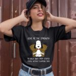 Snoopy Yoga Give Me The Strength To Walk Away Form Stupid People Without Slapping Them 1 T Shirt