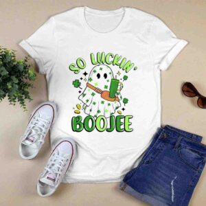 So Luckin Boujee Ghost Shamrock 0 T Shirt