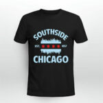 Southside Chicago Flag Skyline 2 T Shirt