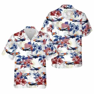 Southwest Airlines Colorado One Boeing 737 4th Of July Hawaiian Shirt