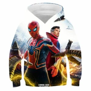 Spider Man And Doctor Strange All Over Print Hoodie