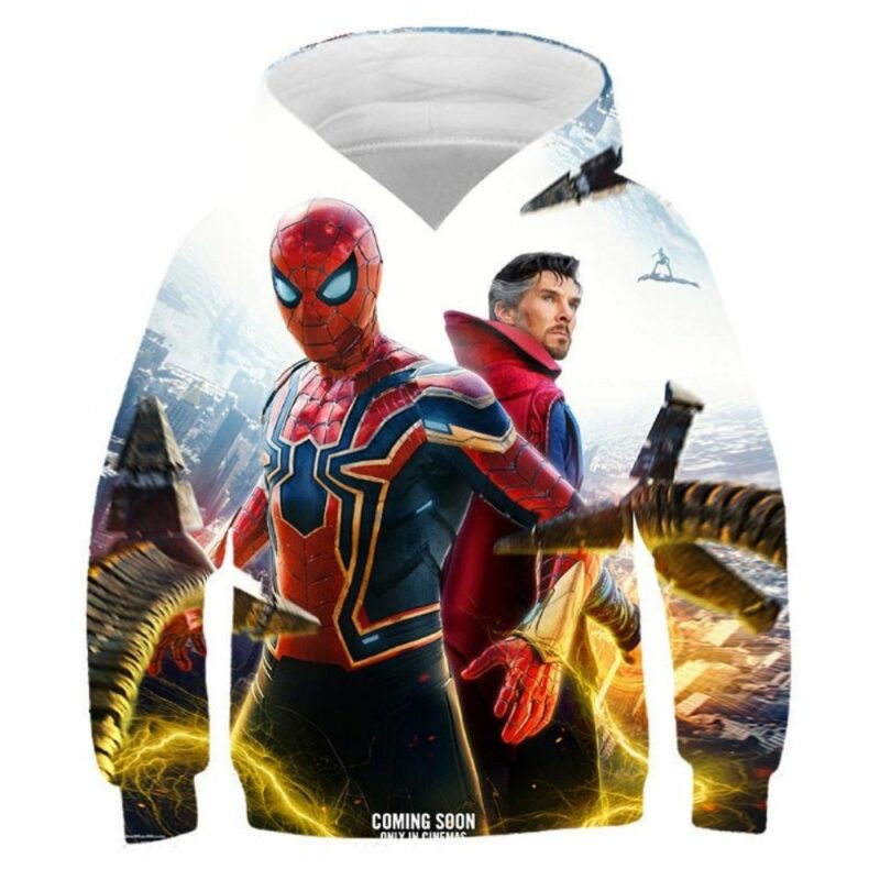 Spider man and doctor strange 3d hoodie 1