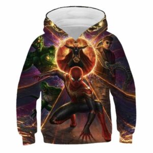 Spider Man And Friends Marvel All Over Print Hoodie