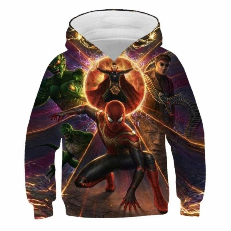Spider man and friends marvel 3d hoodie 1