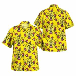 Spider Man Chibi Pattern Hawaiian Shirt