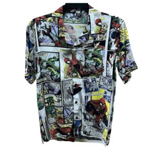 Spider Man Comic Book Hawaiian Shirt
