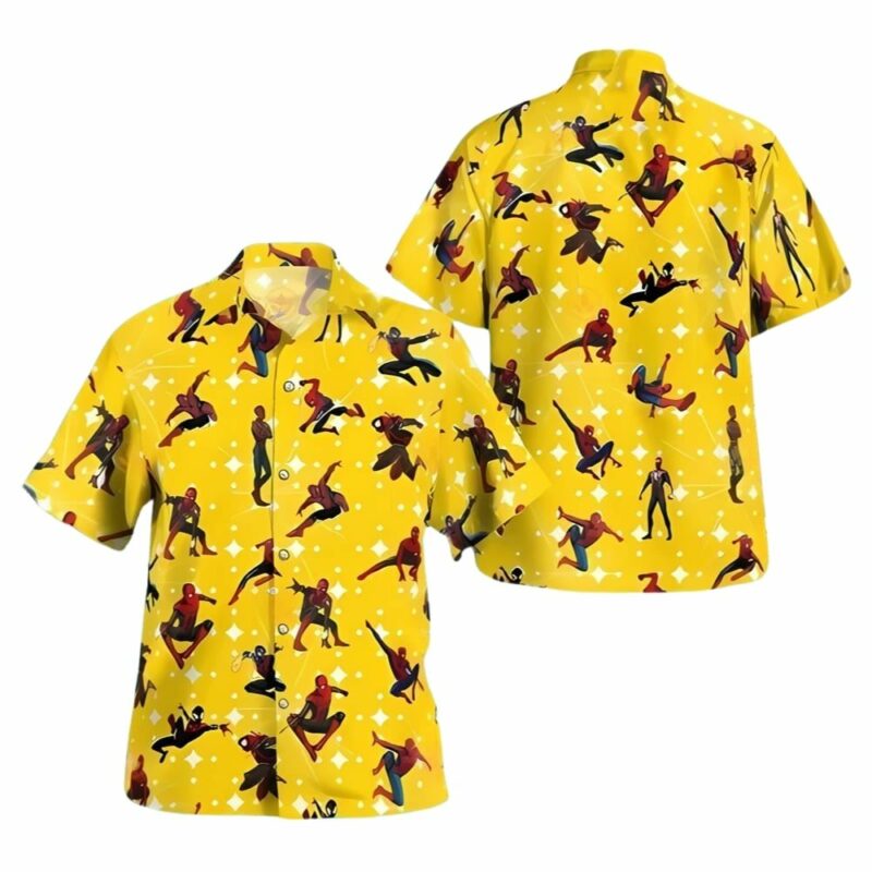 Spider man jump hawaiian shirt 1