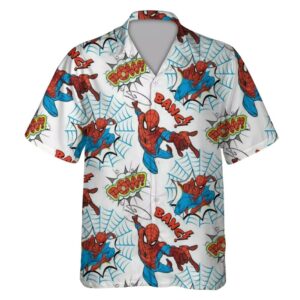 Spider Man Spider Web Superheroes Summer Hawaiian Shirt
