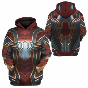 Spiderman Inspired Uniform All Over Print Hoodie