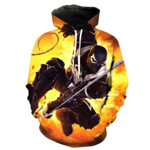 Spiderman Super Hero Save The World Cool All Over Print Hoodie