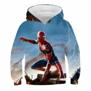 Spiderman Thuner City All Over Print Hoodie