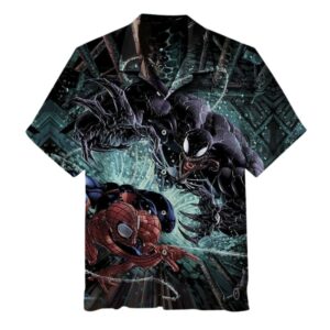 Spiderman Vs Venom Hawaiian Shirt