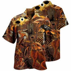 Spooky Hares On The Fields Hawaiian Shirt