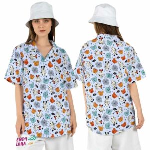 Spooky Mickey Halloween Ghost Pumpkin Disney Boo Hawaiian Shirt