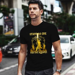 Stand As One For The Alliance Anduin Wrynn World Of Warcraf 0 T Shirt