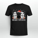 Star Wars Darth Vader And Stormtrooper Merry Christmas 3 T Shirt