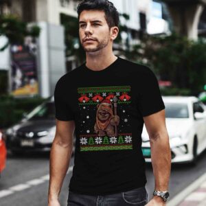 Star Wars Ewok Santa Hat Ugly Christmas Star Wars Ewok Christmas 0 T Shirt