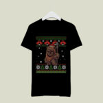 Star Wars Ewok Santa Hat Ugly Christmas Star Wars Ewok Christmas 2 T Shirt