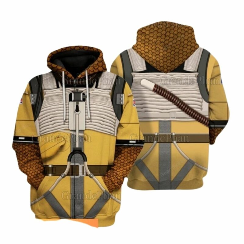 Star wars bossk costume 3d hoodie 1