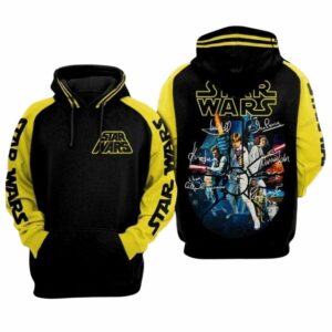 Star Wars Character Signature All Over Print Hoodie