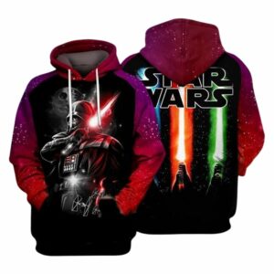 Star Wars Dark Lord Darth Vader Lightsaber All Over Print Hoodie