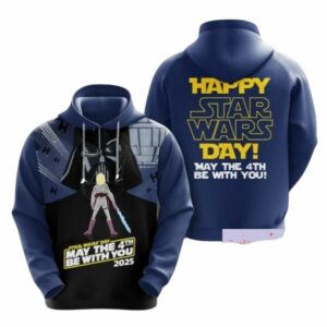Star Wars Day May The 4Th Be With You 2025 All Over Print Hoodie