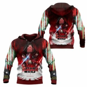 Star Wars The Last Jedi Kawaii All Over Print Hoodie