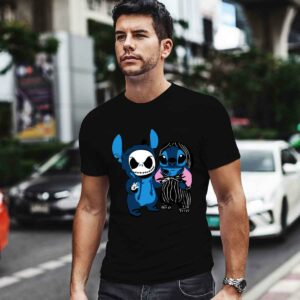 Stitch And Jack Skellington 0 T Shirt