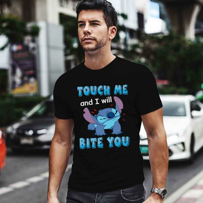 Stitch Touch Me And I Will Bite You 0 T Shirt