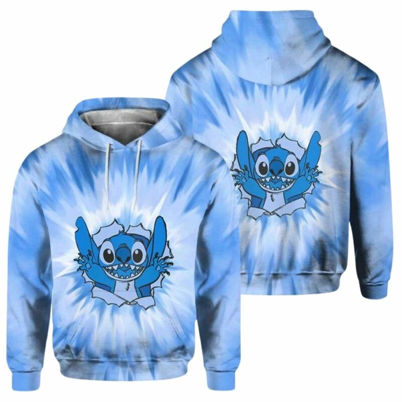 Stitch aloha out of the box 3d hoodie 1
