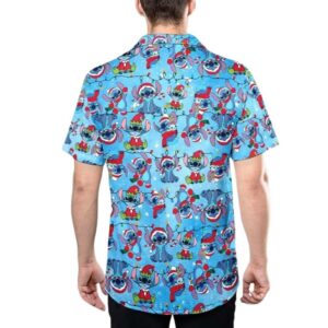 Stitch Christmas Light Hawaiian Shirt