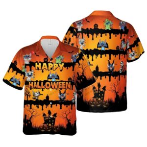 Stitch Happy Halloween Hawaiian Shirt